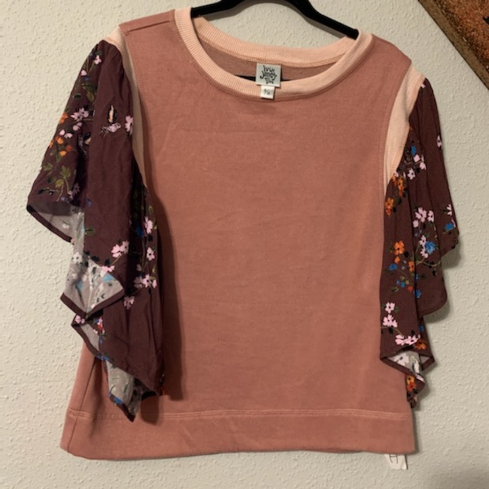 Ruffled Sleeve Blouse